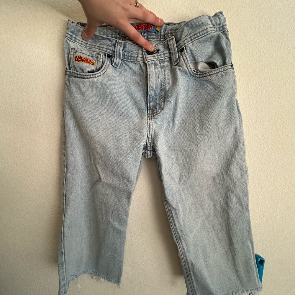 Empire Light Blue Cropped Denim Jeans